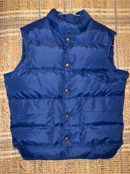 L.L. Bean Other - VIntage 80’s L.L. Bean Navy Quilted Down Puffer Vest Made in USA Mens Medium